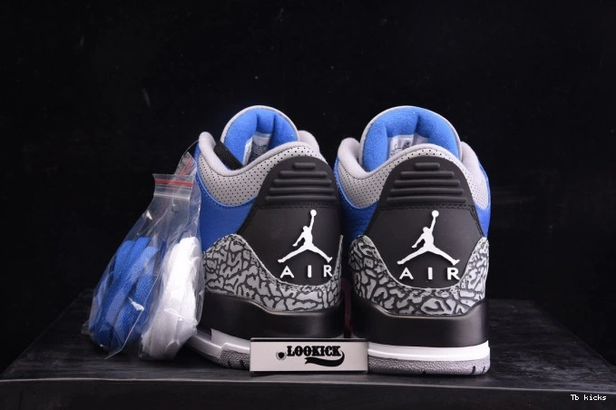 Reps TBK Royal' Jordan CT8532 400 - Retro 3 Air 'Varsity 0801